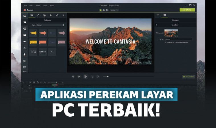 download perekam layar pc