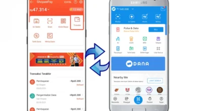 cara isi dana di shopeepay