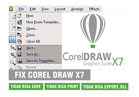 5 cara mudah mengatasi corel draw x7 tidak bisa save 